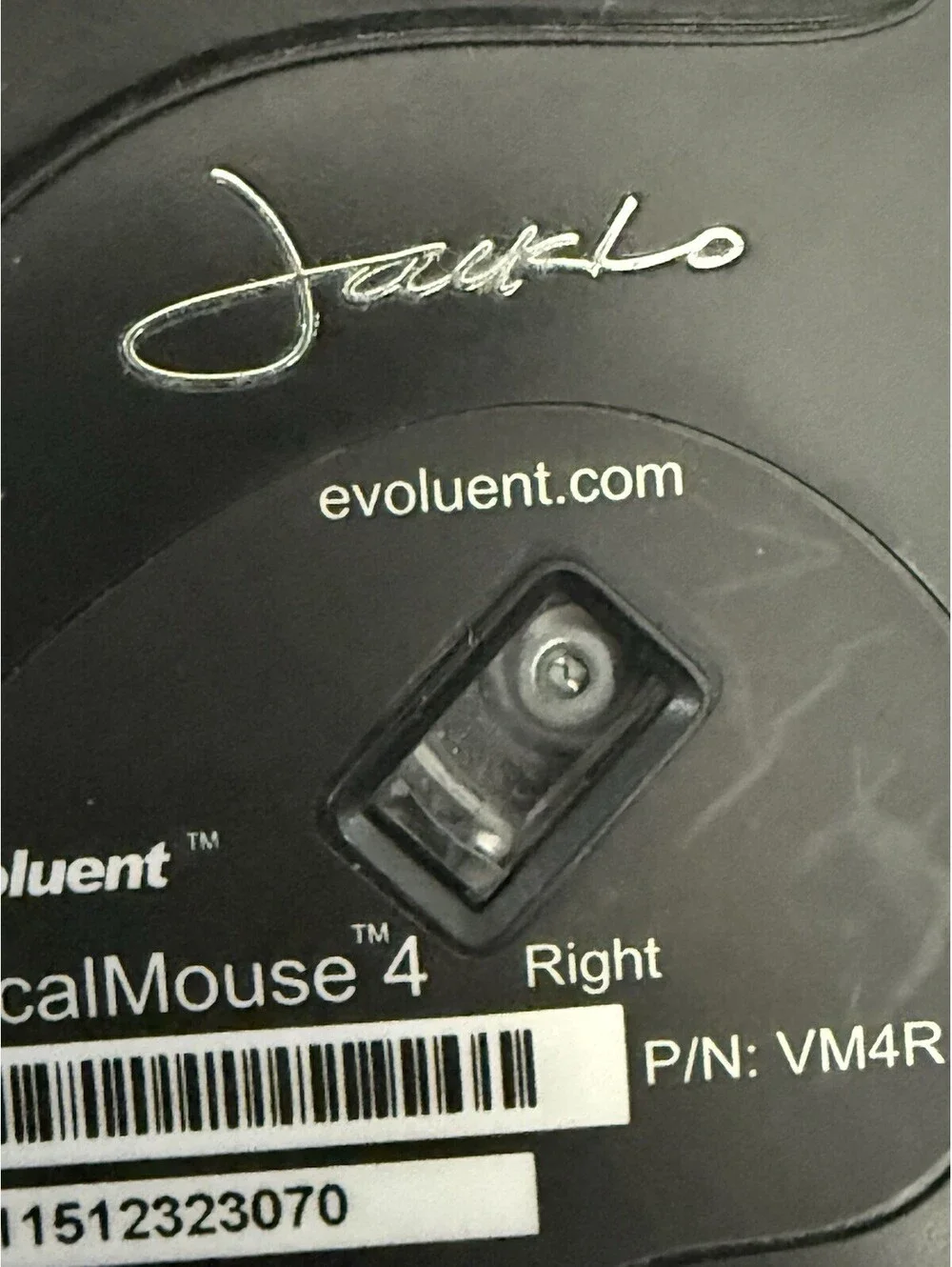 Evoluent VM4R VerticalMouse 4 Right Hand Ergonomic Mouse Flawed , Working